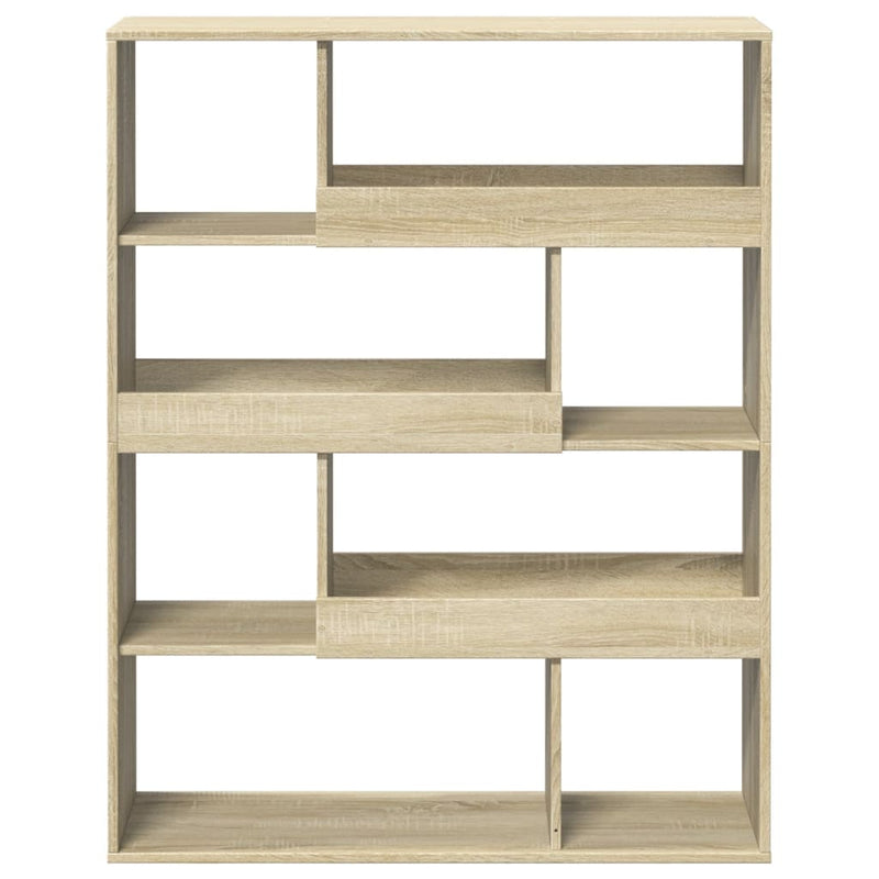 vidaXL sonoma tölgy színű szerelt fa könyvszekrény 100 x 33 x 125,5 cm