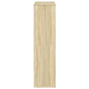 vidaXL sonoma tölgy színű szerelt fa könyvszekrény 100 x 33 x 125,5 cm