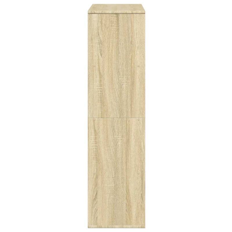 vidaXL sonoma tölgy színű szerelt fa könyvszekrény 100 x 33 x 125,5 cm