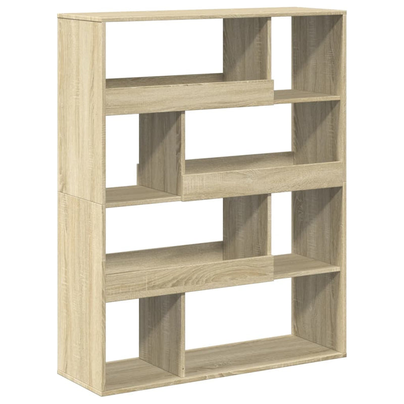 vidaXL sonoma tölgy színű szerelt fa könyvszekrény 100 x 33 x 125,5 cm