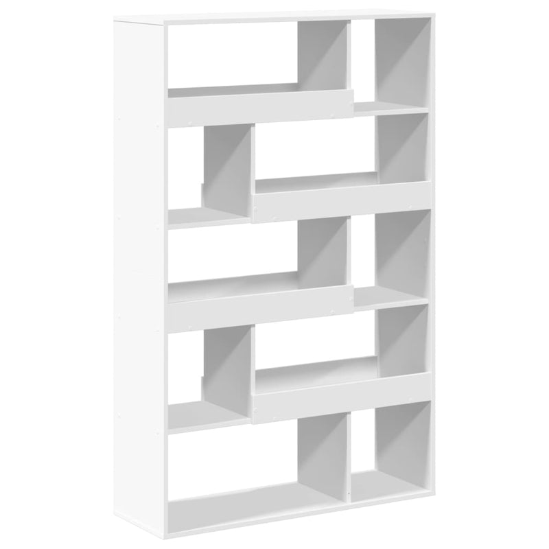 vidaXL fehér szerelt fa könyvespolc 100 x 33 x 156,5 cm