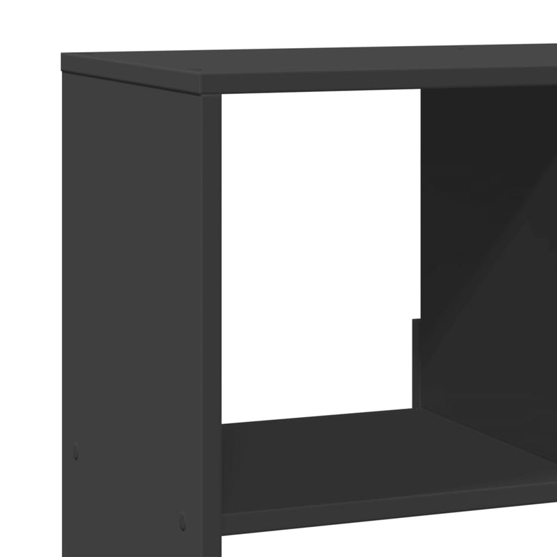 vidaXL fekete szerelt fa könyvespolc 100 x 33 x 156,5 cm