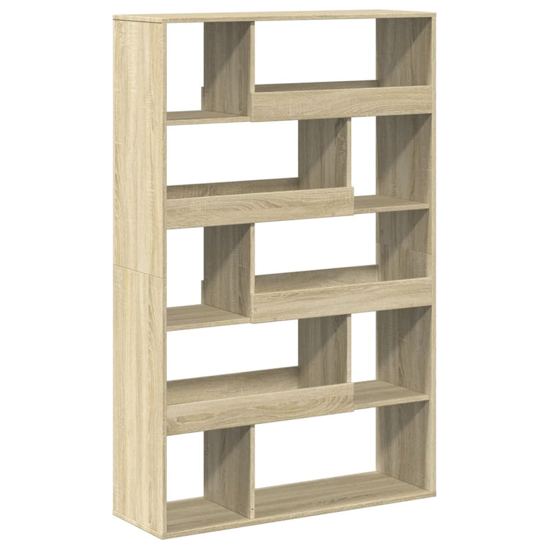 vidaXL sonoma tölgy színű szerelt fa könyvszekrény 100 x 33 x 156,5 cm