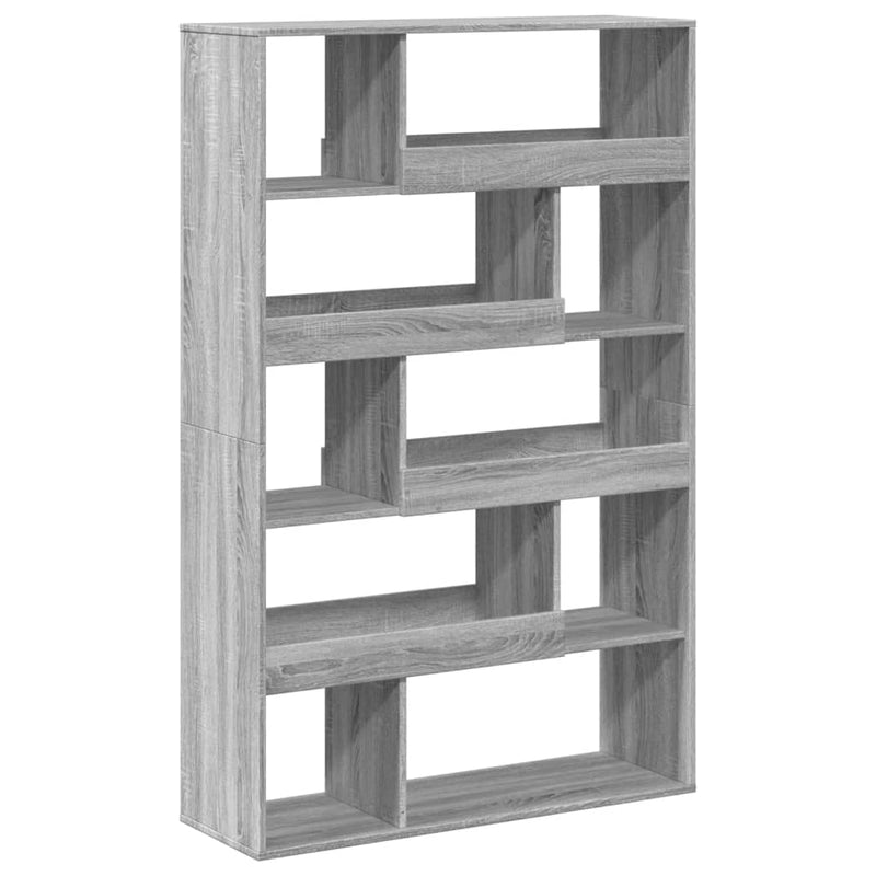 vidaXL szürke sonoma színű szerelt fa könyvespolc 100 x 33 x 156,5 cm