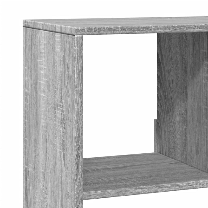 vidaXL szürke sonoma színű szerelt fa könyvespolc 100 x 33 x 156,5 cm