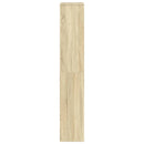 vidaXL sonoma tölgy színű szerelt fa könyvespolc 100 x 33 x 187,5 cm