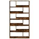 vidaXL füstös tölgy színű szerelt fa könyvespolc 100 x 33 x 187,5 cm