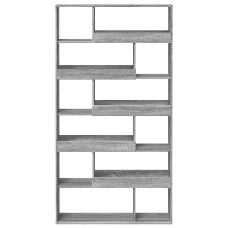 vidaXL szürke sonoma színű szerelt fa könyvespolc 100 x 33 x 187,5 cm