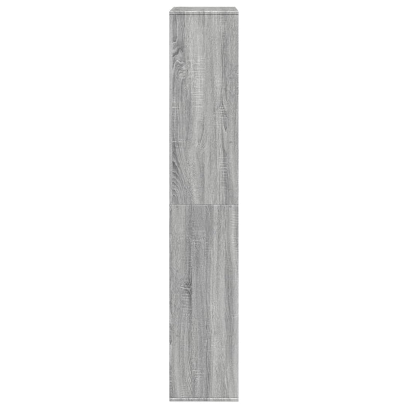 vidaXL szürke sonoma színű szerelt fa könyvespolc 100 x 33 x 187,5 cm