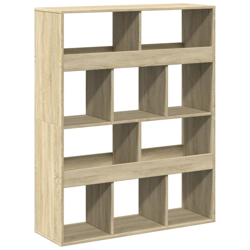 vidaXL sonoma tölgy színű szerelt fa könyvszekrény 100 x 33 x 125,5 cm