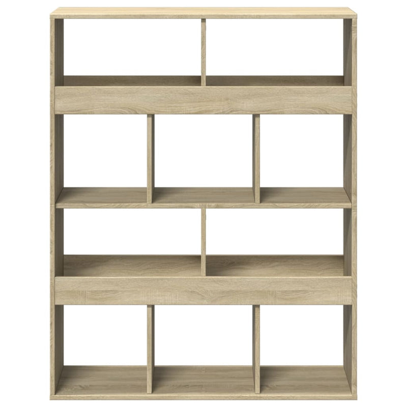 vidaXL sonoma tölgy színű szerelt fa könyvszekrény 100 x 33 x 125,5 cm