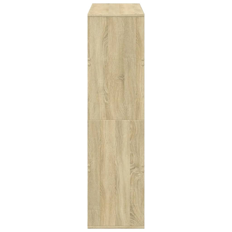 vidaXL sonoma tölgy színű szerelt fa könyvszekrény 100 x 33 x 125,5 cm