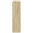 vidaXL sonoma tölgy színű szerelt fa könyvszekrény 100 x 33 x 125,5 cm