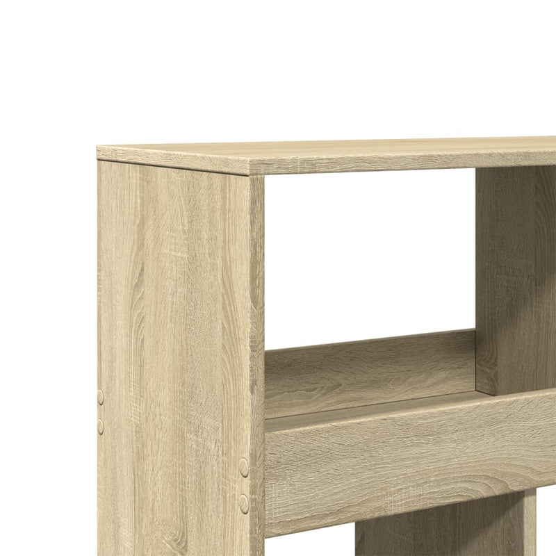 vidaXL sonoma tölgy színű szerelt fa könyvszekrény 100 x 33 x 125,5 cm