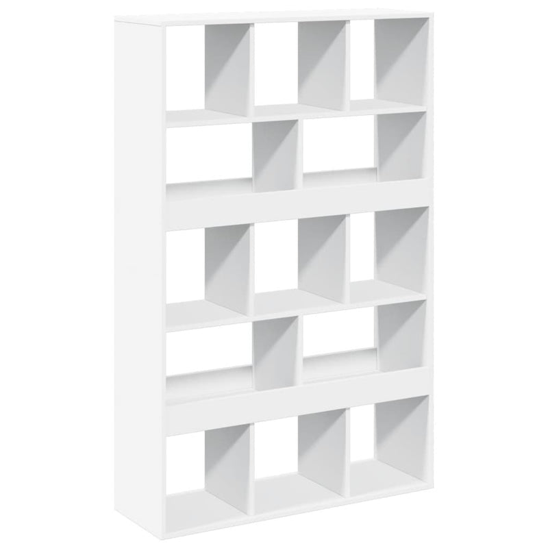 vidaXL fehér szerelt fa könyvespolc 100 x 33 x 156,5 cm