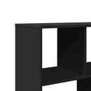 vidaXL fekete szerelt fa könyvespolc 100 x 33 x 156,5 cm