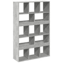 vidaXL betonszürke szerelt fa könyvespolc 100 x 33 x 156,5 cm