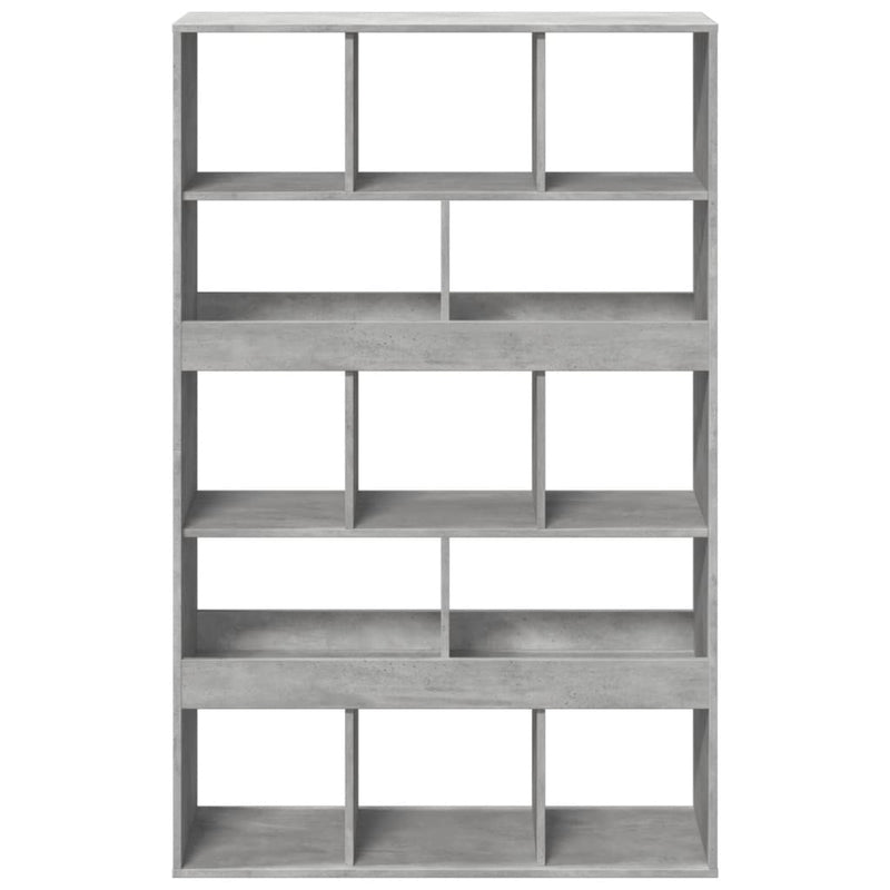 vidaXL betonszürke szerelt fa könyvespolc 100 x 33 x 156,5 cm