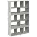 vidaXL betonszürke szerelt fa könyvespolc 100 x 33 x 156,5 cm