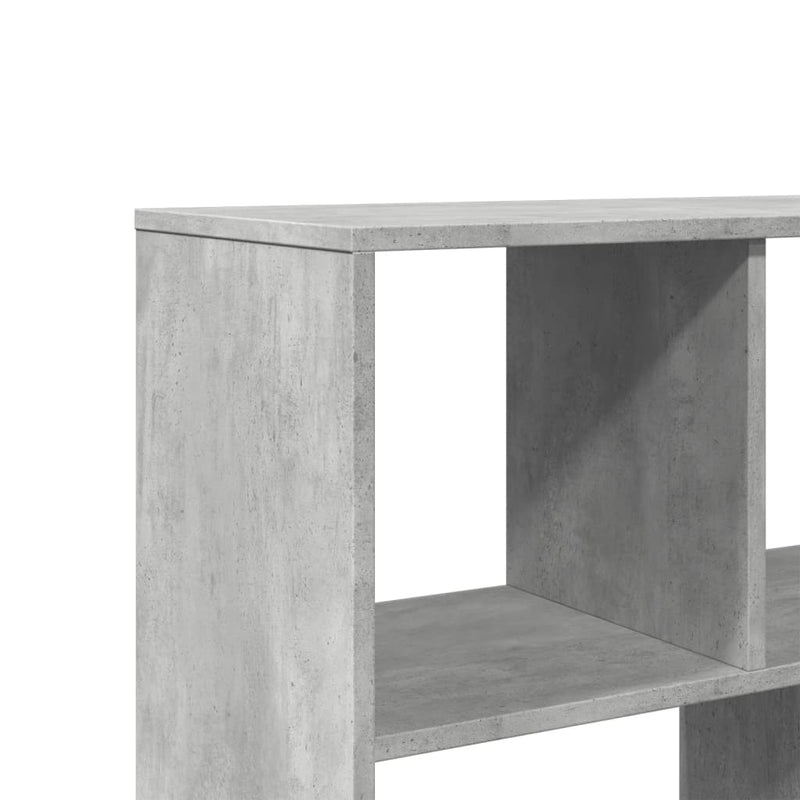 vidaXL betonszürke szerelt fa könyvespolc 100 x 33 x 156,5 cm