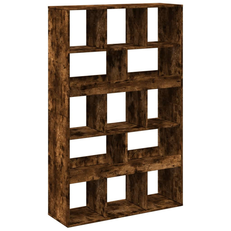 vidaXL füstös tölgy színű szerelt fa könyvespolc 100 x 33 x 156,5 cm