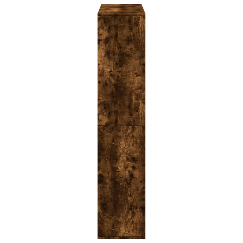 vidaXL füstös tölgy színű szerelt fa könyvespolc 100 x 33 x 156,5 cm