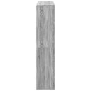 vidaXL szürke sonoma színű szerelt fa könyvespolc 100 x 33 x 156,5 cm