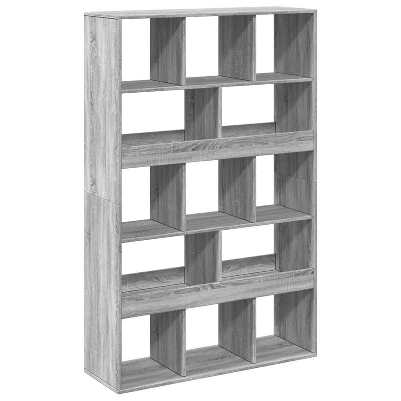 vidaXL szürke sonoma színű szerelt fa könyvespolc 100 x 33 x 156,5 cm