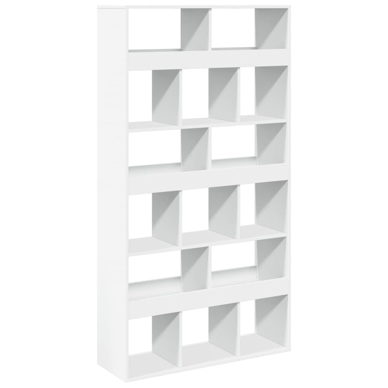 vidaXL fehér szerelt fa könyvespolc 100 x 33 x 187,5 cm