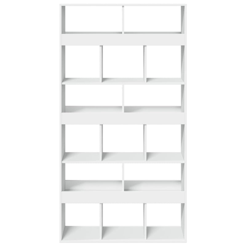 vidaXL fehér szerelt fa könyvespolc 100 x 33 x 187,5 cm