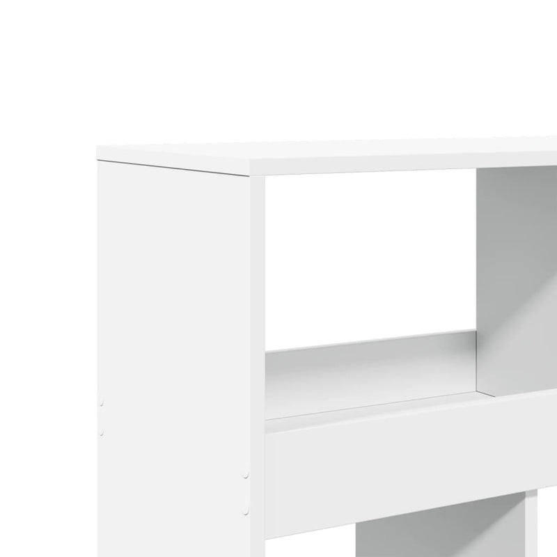 vidaXL fehér szerelt fa könyvespolc 100 x 33 x 187,5 cm