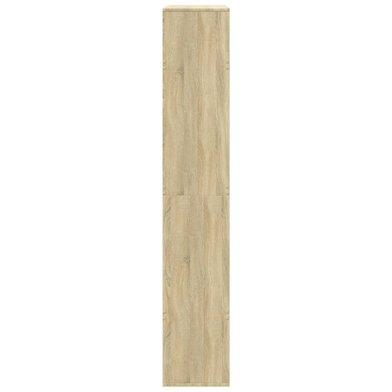 vidaXL sonoma tölgy színű szerelt fa könyvespolc 100 x 33 x 187,5 cm