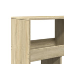 vidaXL sonoma tölgy színű szerelt fa könyvespolc 100 x 33 x 187,5 cm