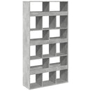 vidaXL betonszürke szerelt fa könyvespolc 100 x 33 x 187,5 cm