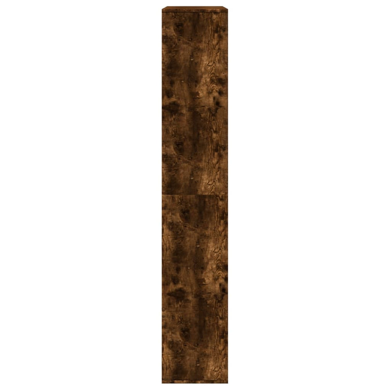 vidaXL füstös tölgy színű szerelt fa könyvespolc 100 x 33 x 187,5 cm