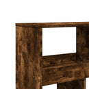 vidaXL füstös tölgy színű szerelt fa könyvespolc 100 x 33 x 187,5 cm