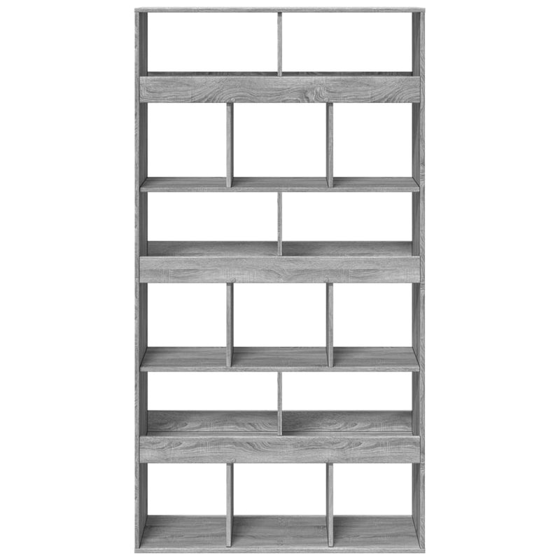 vidaXL szürke sonoma színű szerelt fa könyvespolc 100 x 33 x 187,5 cm