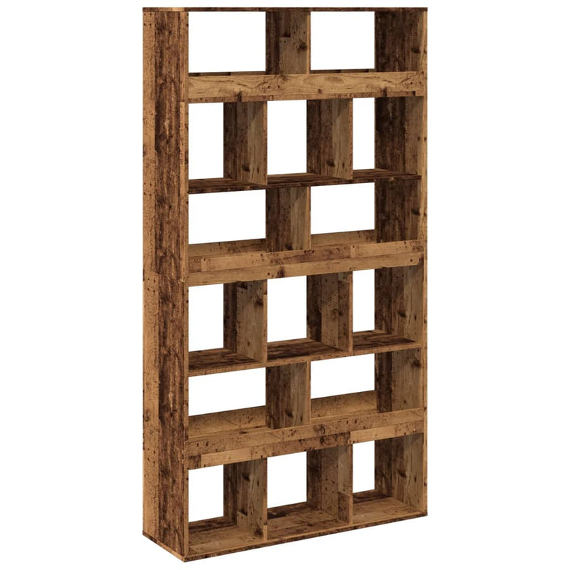 vidaXL antik fa színű szerelt fa könyvespolc 100 x 33 x 187,5 cm