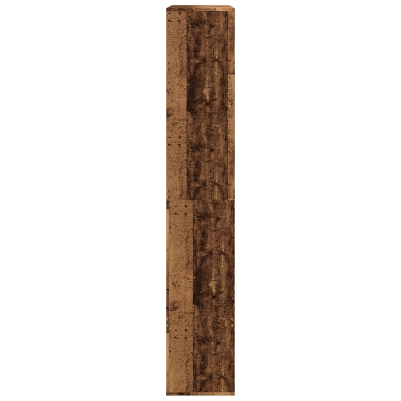vidaXL antik fa színű szerelt fa könyvespolc 100 x 33 x 187,5 cm