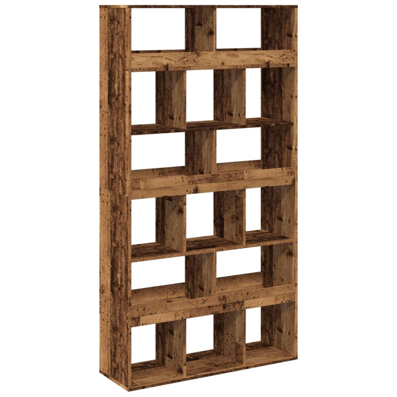 vidaXL antik fa színű szerelt fa könyvespolc 100 x 33 x 187,5 cm
