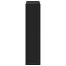 vidaXL fekete szerelt fa könyvespolc 100 x 33 x 135 cm