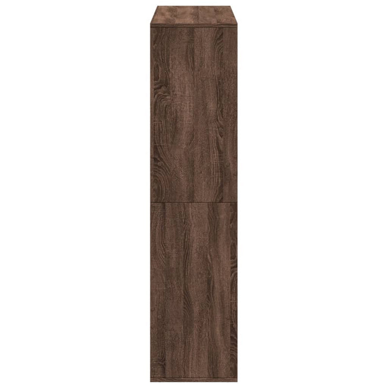 vidaXL barna tölgy színű szerelt fa könyvespolc 100 x 33 x 135 cm