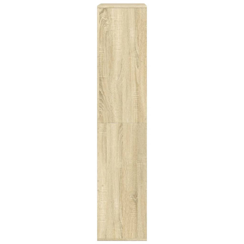 vidaXL sonoma tölgy színű szerelt fa könyvespolc 100 x 33 x 155,5 cm