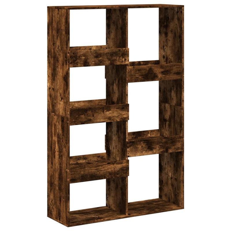 vidaXL füstös tölgy színű szerelt fa könyvespolc 100 x 33 x 155,5 cm