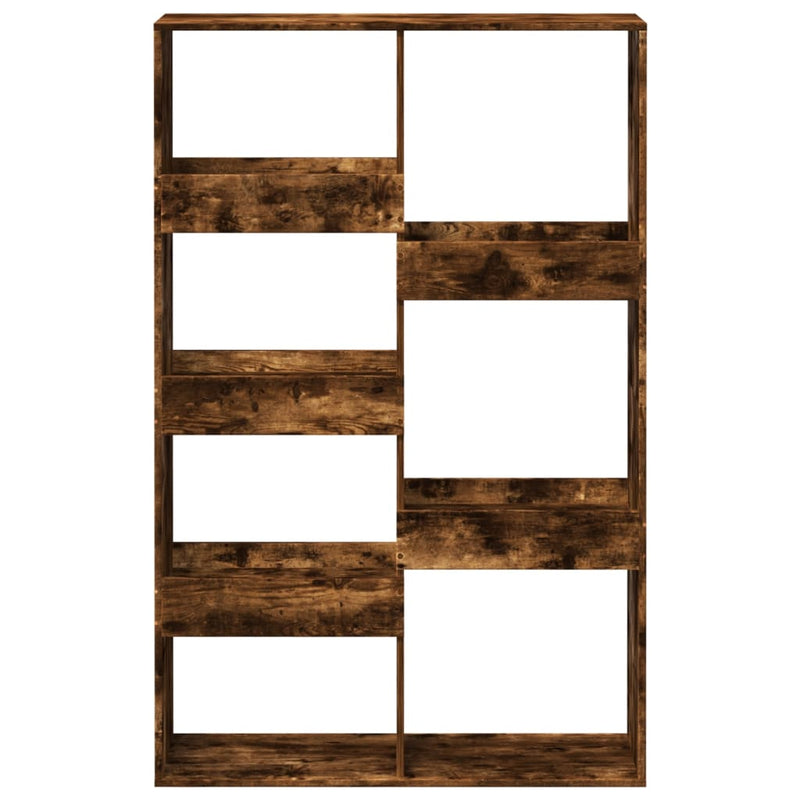 vidaXL füstös tölgy színű szerelt fa könyvespolc 100 x 33 x 155,5 cm