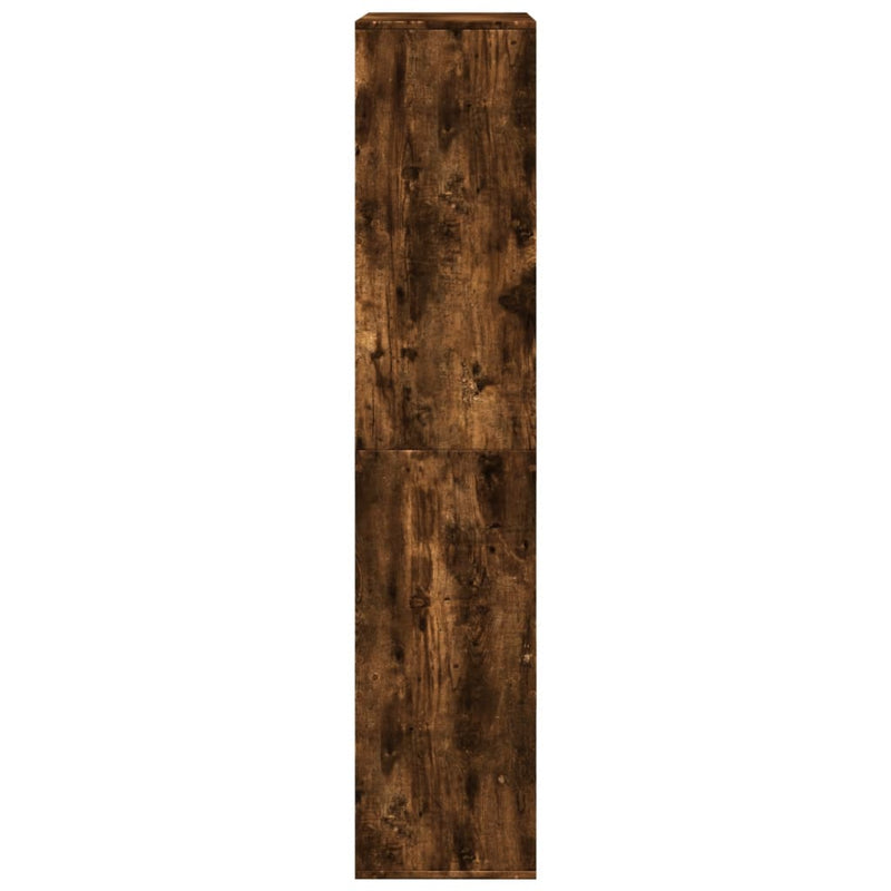 vidaXL füstös tölgy színű szerelt fa könyvespolc 100 x 33 x 155,5 cm