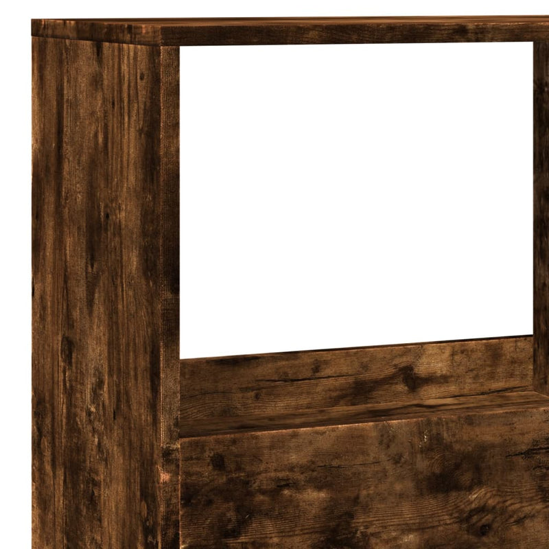 vidaXL füstös tölgy színű szerelt fa könyvespolc 100 x 33 x 155,5 cm
