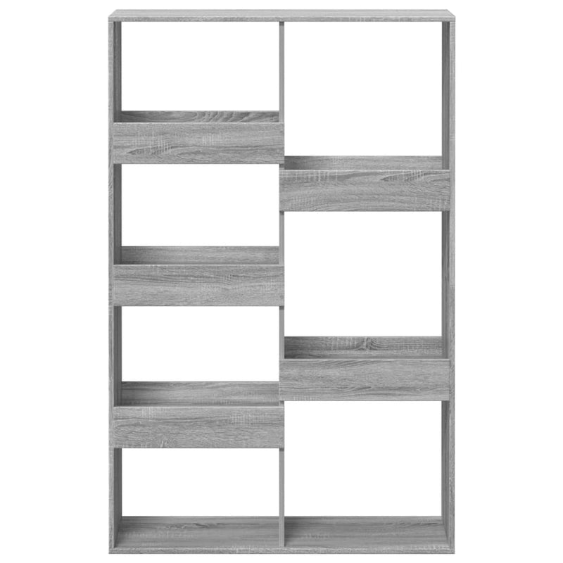 vidaXL szürke sonoma színű szerelt fa könyvespolc 100 x 33 x 155,5 cm