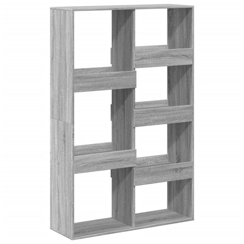 vidaXL szürke sonoma színű szerelt fa könyvespolc 100 x 33 x 155,5 cm