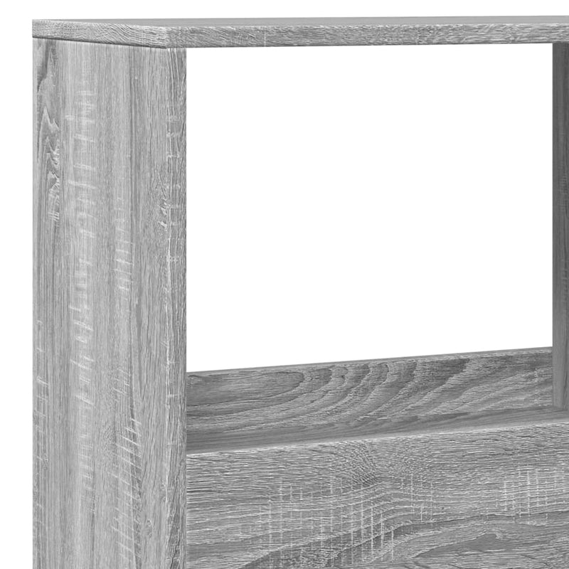 vidaXL szürke sonoma színű szerelt fa könyvespolc 100 x 33 x 155,5 cm